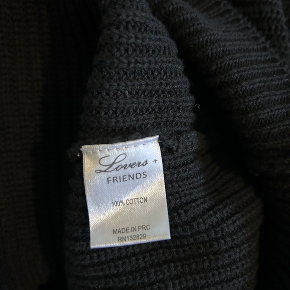 Lovers + Friends Pull-Over Sweater is 100% Cotton. - Picture 5 of 6